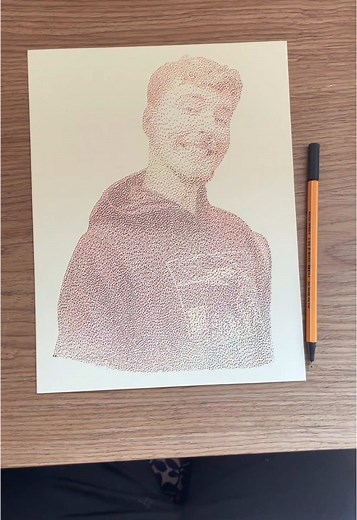 MrBeast Art! #mrbeastfanart #mrbeastdrawing #mrbeastfans #mrbeastfanpage #mrbeastlive #pointillism