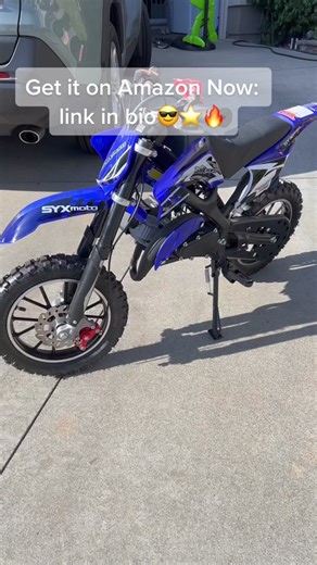 SYX MOTO Kids Dirt Bike Holeshot 50cc Gas Power Mini Dirt Bike Pit Bike Fully Automatic Transmission, Pull Start #Amazonfinds #shopping #Amazon #AmazonDealOfTheDay #shoplocalbusiness #trending #shop #amazonmusthaves #amazondeals