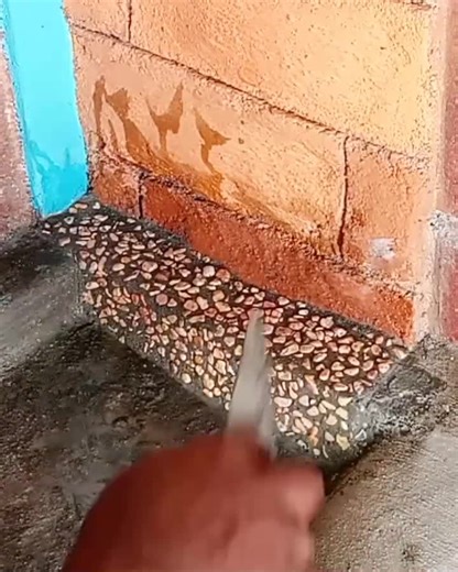 18K views · 117 reactions | How to install small rocks on a small foundation | Andris Brick Art | Facebook