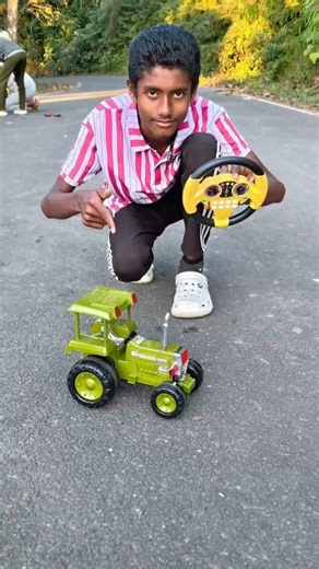 New RC remote control tractor unboxing and review test