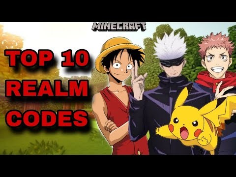 *NEW* TOP 10 BEST REALM CODES FOR MINECRAFT BEDROCK EDITION!