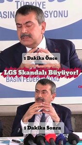 43K views · 220 reactions | LGS skandalı büyüyor! Milli Eğitim Bakanı Yusuf Tekin: "Polis memurları da var. 29 kişi hakkında soruşturma açıldı. 29 tane öğretmen demedik. Bu bir silsile. Bu silsilenin içerisinde farklı kamusal görevlilerde olan kişiler var. Polis memurları da var." #yusuftekin #lgs #millieğitimbakanı #sondakika | Turkey Gündem | Facebook
