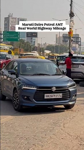 Maruti Dzire Petrol AMT Real-World Highway Mileage! #V3Certified