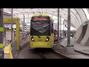 Manchester Metrolink M5000 Trams at St Peter's Square & Victoria Station. July 2018