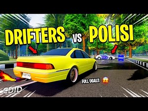DRIFT CAR VS POLICE 😱!! CDID ROLEPLAY- Roblox Indonesia