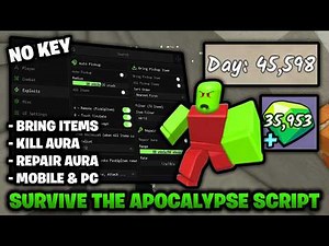 Survive The Apocalypse Script NO KEY – Bring Items, Kill Aura, & Aimbot! (Mobile & PC)