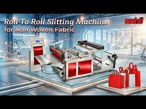 Roll To Roll Slitting Machine for Non Woven Fabric | Complete Operation & Review
