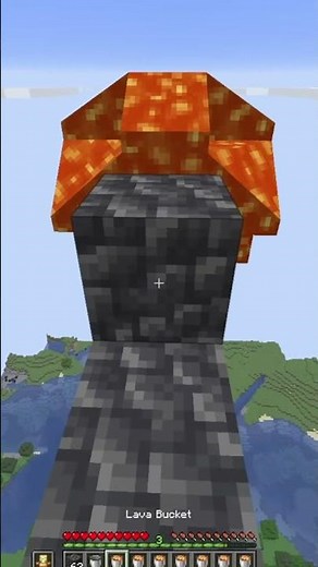 Day 9 building lava casts on donut SMP #minecraft