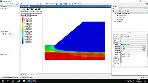 FLAC3D6.0云图显示数据修改