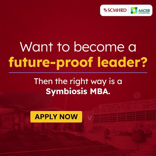 29K views · 117 reactions | In today’s world, an MBA isn’t just helpful, it’s essential. That’s why Symbiosis MBA. ✅ 50+ years of academic legacy ✅ NAAC A++ accredited university ✅ Diverse specialised MBA programmes Apply now for Symbiosis MBA via SNAP, because the right choice changes everything. | Symbiosis Centre for Management and Human Resource Development-SCMHRD | Facebook