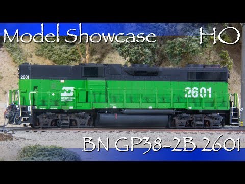 A Locomotive With No Driver? Unique B-Unit! - Model Showcase HO Scale BN GP38-2B 2601