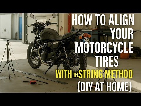 How to Align Your Motorcycle Tires with the String Method (DIY at Home)