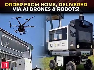 Home delivery via drone: First-of-its-kind service goes live alongside two US-based AI companies