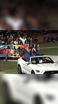 Freshmen Homecoming Parade: Epic Ride & Crowd Cheers! #shorts