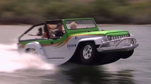 This all-terrain jeep also works on water. | Insider Tech