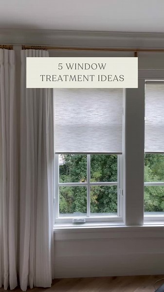 Window treatments not only elevate a space, but help with privacy, light, and aesthetic in a home. Here are 5 of our favorites: - Cafe curtains - Curtains/drapery panels - Inside Mount Roman Shades - Roller Shades - Outside Mount Roman Shades Design: Marianne Brown, Tonya Bush Styling: Busath Design Photography: Lucy Call