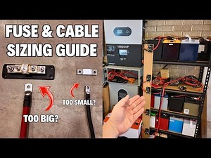 EASY! The ONLY Video You Need to Understand Cable & Fuse Sizing! (DIY Solar)