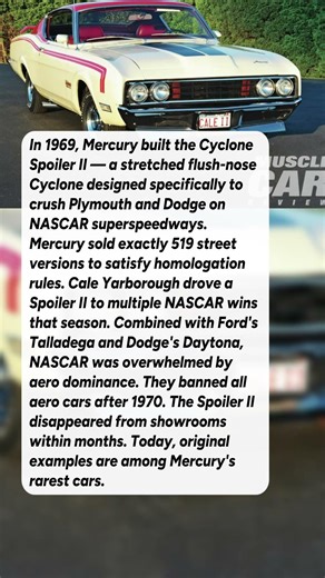 The Mercury That Forced NASCAR to Cancel Its Aero Class #shorts #automobile #cars