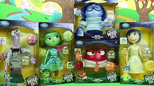 Disney Inside Out Deluxe Talking Toys Complete Set Opening Pixar Disney Store DisneyToysFan - video Dailymotion