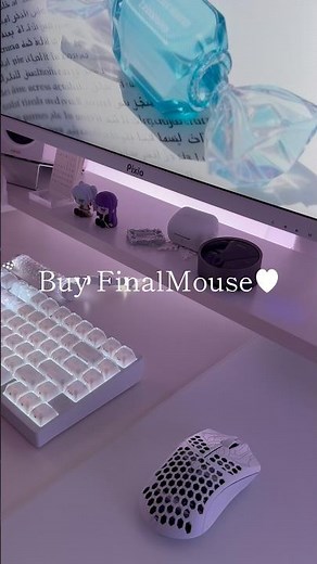 【finalmouse】性能・見た目最高峯‎🤍純白マウス！人生初のfinalmouse ‎🕊 #desksetup #白デスク #gamingroom #ゲーム部屋 #finalmouse