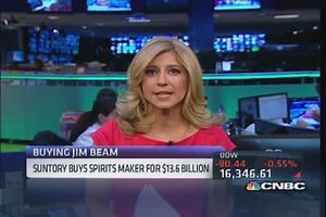 Suntory buying spirits maker Beam