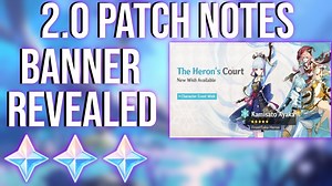 Ayaka Banner   Inazuma 2.0 Patch Notes | Genshin Impact