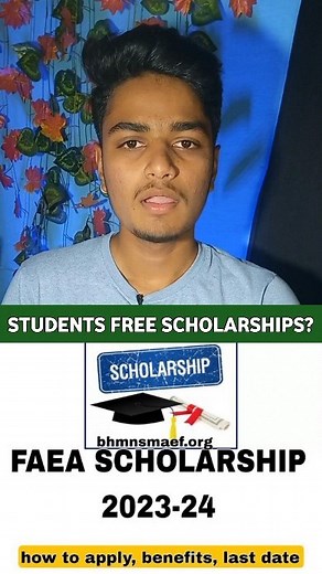 430K views · 8.1K reactions | FAEA Scholarship Free For Students ! Bharat Heavy Electricals Limited has launched the FAEA Scholarship so that students who want to pursue or enroll in a BA degree in various fields such as Arts, Science, Commerce and Engineering will be able to get the scholarship amounts. For this, the student will need to ensure that he or she has passed the class 12th examination. #FAEA #scholarships #Free | Bhargav Pradhaan | Facebook