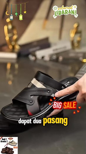 403K views · 1.7K reactions | Obral sandal pria beli dapat 2 sandal #reels | Mila Shop.id | Facebook