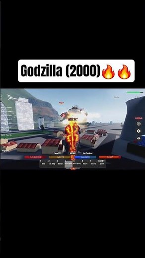 This Godzilla Roblox Game Hits Different #godzilla #roblox