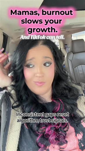 Girlie, burnout doesn’t just drain you — it drains your momentum. Long gaps and stop-start posting reset trust with the algorithm. Sustainable growth comes from pacing yourself, not disappearing. Rest smart. Show up steady. 💗✨ #fyp #creatorsupport #momcreator #TikTokTips #momsoftiktok
