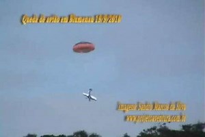 Ultralight Aircraft Parachute Landing