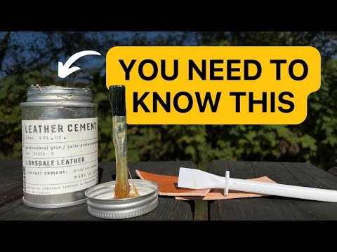 Leather Cement Won’t Work Unless You Do This! Glue Science
