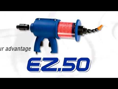 EZ50 The pull line blowing tool. The very easy and fast way to get your pull line into a conduit