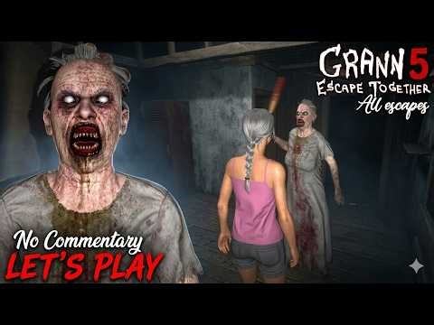 LAST CRY Live Stream! granny ecape in extream mode | granny escape together live