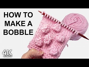 Simple Knitting Bobble | How to Make a Knitting Bobble