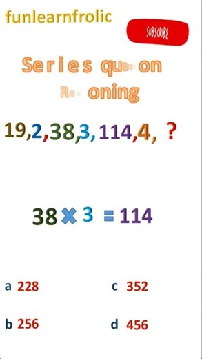solve series reasoning question,series problem, reasoning trick #reasoning #series #exam#maths#viral