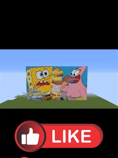 Minecraft Pixel Art 🧽 SpongeBob – Part 8 #minecraftpixelart #minecraft