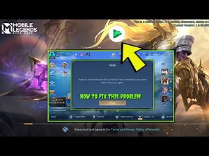 How to switch Mobile legends account using Google play games