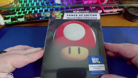 The Super Mario Bros. Movie steelbook unboxing (Best Buy exclusive)