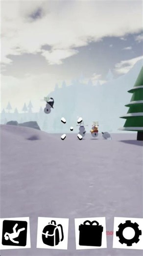 snowman snowball fight