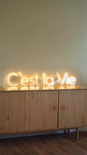 LED Neon Sign made for @cestlavie.vilamoura ✨ | Mellow Signs