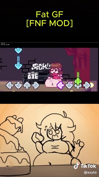 Fat GF in Friday Night Funkin' Mods