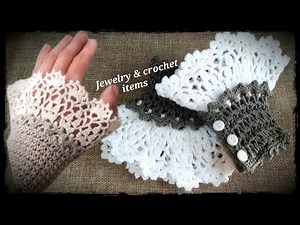 How to Crochet Elegant Victorian Lace Gloves |Free Tutorial