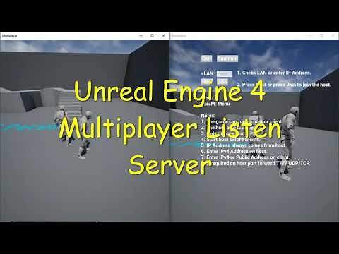 UE4 - Multiplayer Listen Server - 4.26