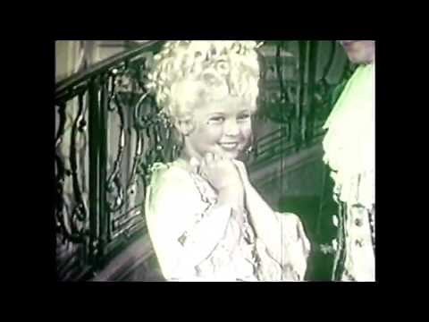 Shirley Temple RARE FOOTAGE On Set Filming Heidi 1937