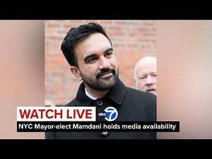 LIVE | NYC Mayor-elect Mamdani holds media availability ahead of meeting with President Donald Trump