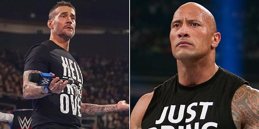CM Punk takes a major shot at The Rock at WrestleMania 40 press event; The Great One reacts