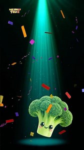 Dancing Broccoli 🥦💃 | Baby Sensory Short for Babies & Toddlers
