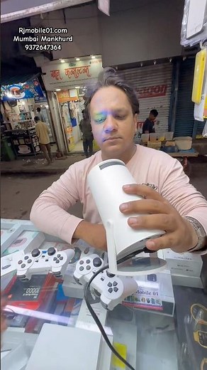 Gmae Projector 2in 1 Professional Chip with 2 joystic on rjmobile01.com mini android projector 4k