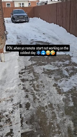 Fantasha on Instagram: "When yo remote start not working on the coldest day 🥴❄️🥶😂🤣#reallife #facts #fypage #funny #detroit"